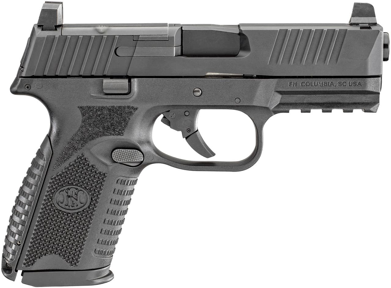 Fn, 509M Mrd Midsize, 9mm Luger, 4 in, 10+1, Matte Black/Steel