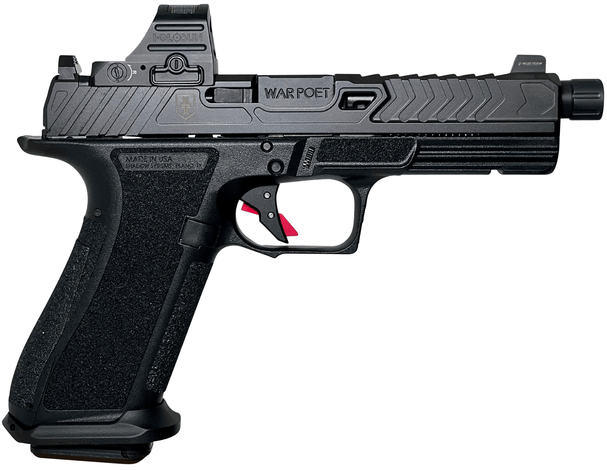 Shadow Systems DR920 9mm 5in Fluted Barrel Nitride Finish Striker-Fired