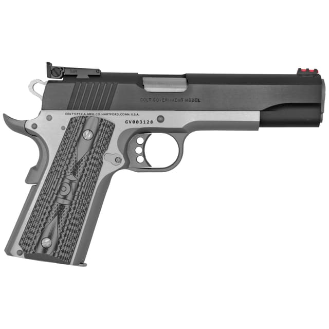 Colt Gold Cup Lite 38 Super 5 inch 9 Rounds Titanium Black Cerakote