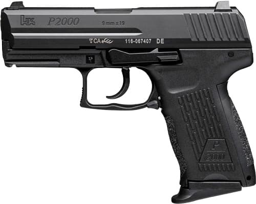 Heckler & Koch P2000 V2 Lem 9mm Luger 3.66in 13rd Gray Serrated Slide Polymer Frame