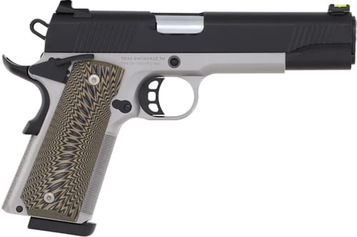 SDS Imports Tisas 1911 D10 FO Handgun 10mm 8rd Magazines (2) 5" Barrel Black Slide with Stainless Steel Frame