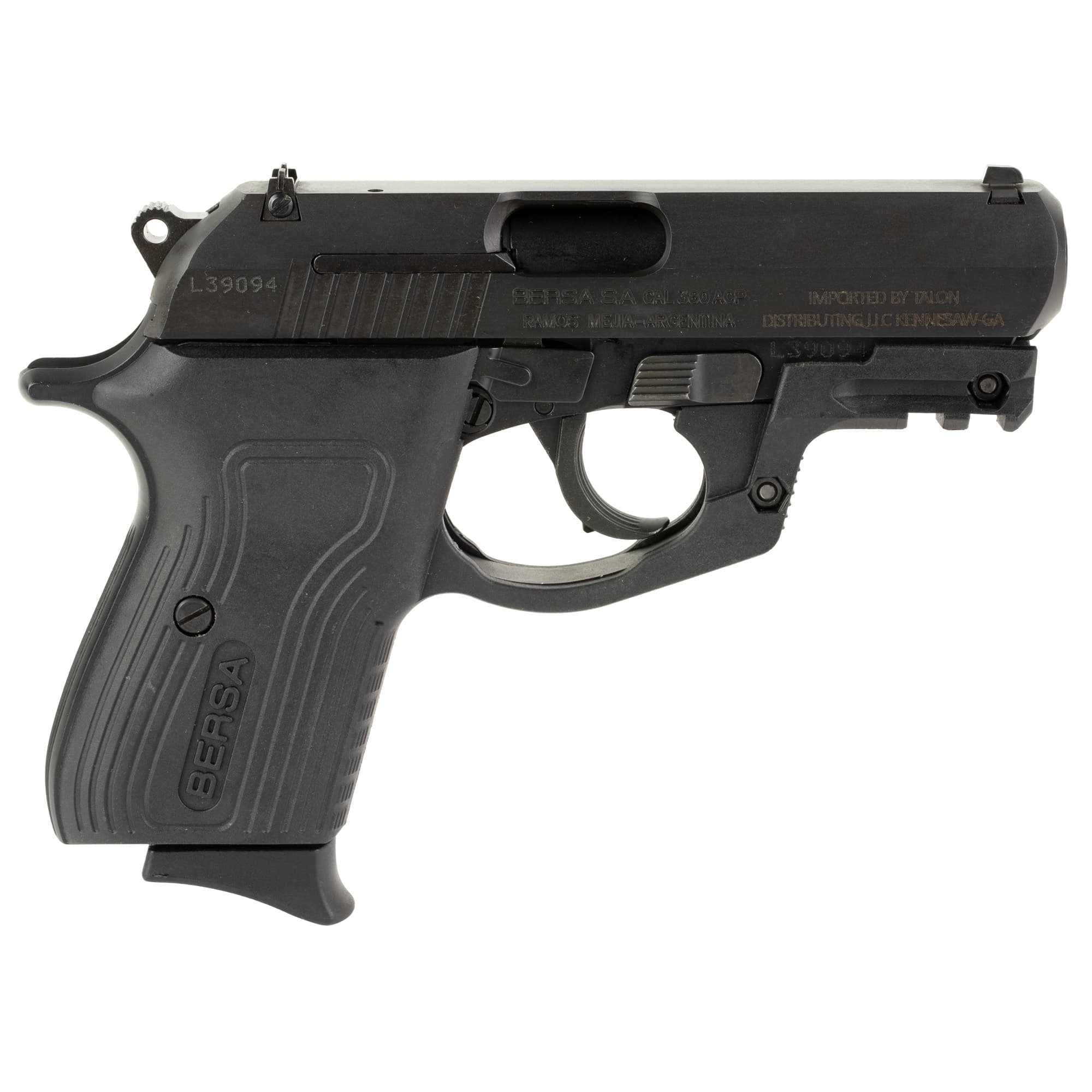 Bersa TPR380 Pistol - Black | .380 ACP | 3.5" Barrel | 8rd