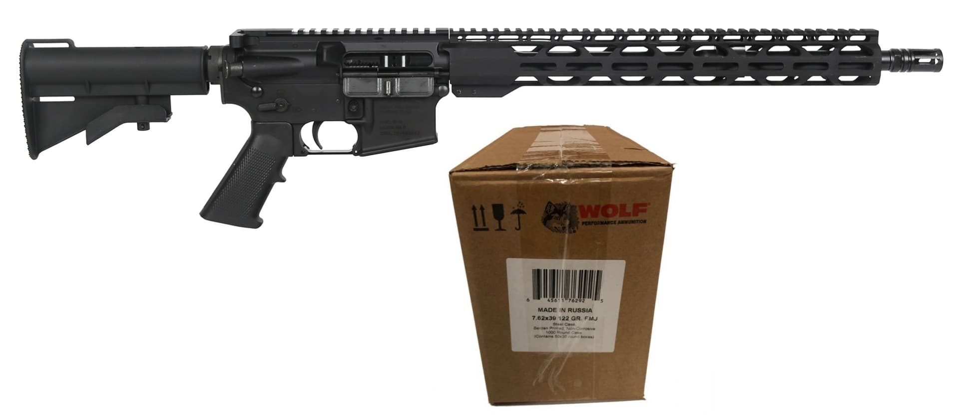 Radical Firearms Forged Ar15 Rifle 7.62x39mm 16 inch 20 Rounds Melonite