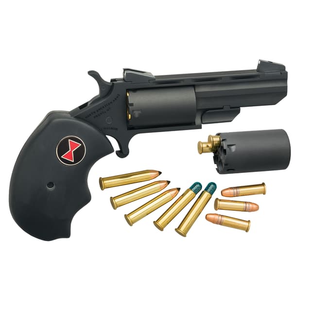 NAA Black Widow Revolver Combo 22 LR/.22 WMR Black 2 in. 5 rd.