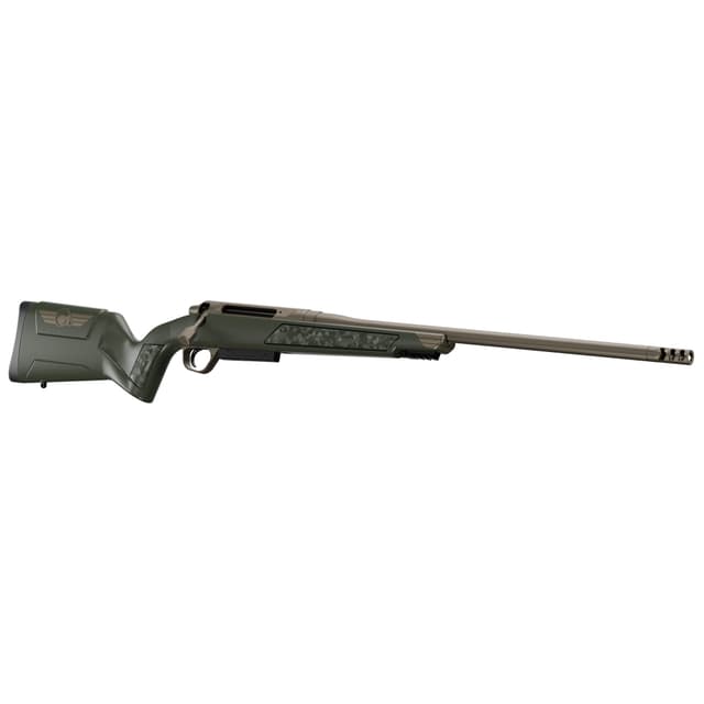 Christensen Arms 8011500300 Evoke Full Size 6.5 PRC 4+1 22" Burnt Bronze Cerakote #4 Contour Threaded Barrel, Gray w/Bronze Logo Hybrid Hunter w/Picatinny Rail Synthetic Stock