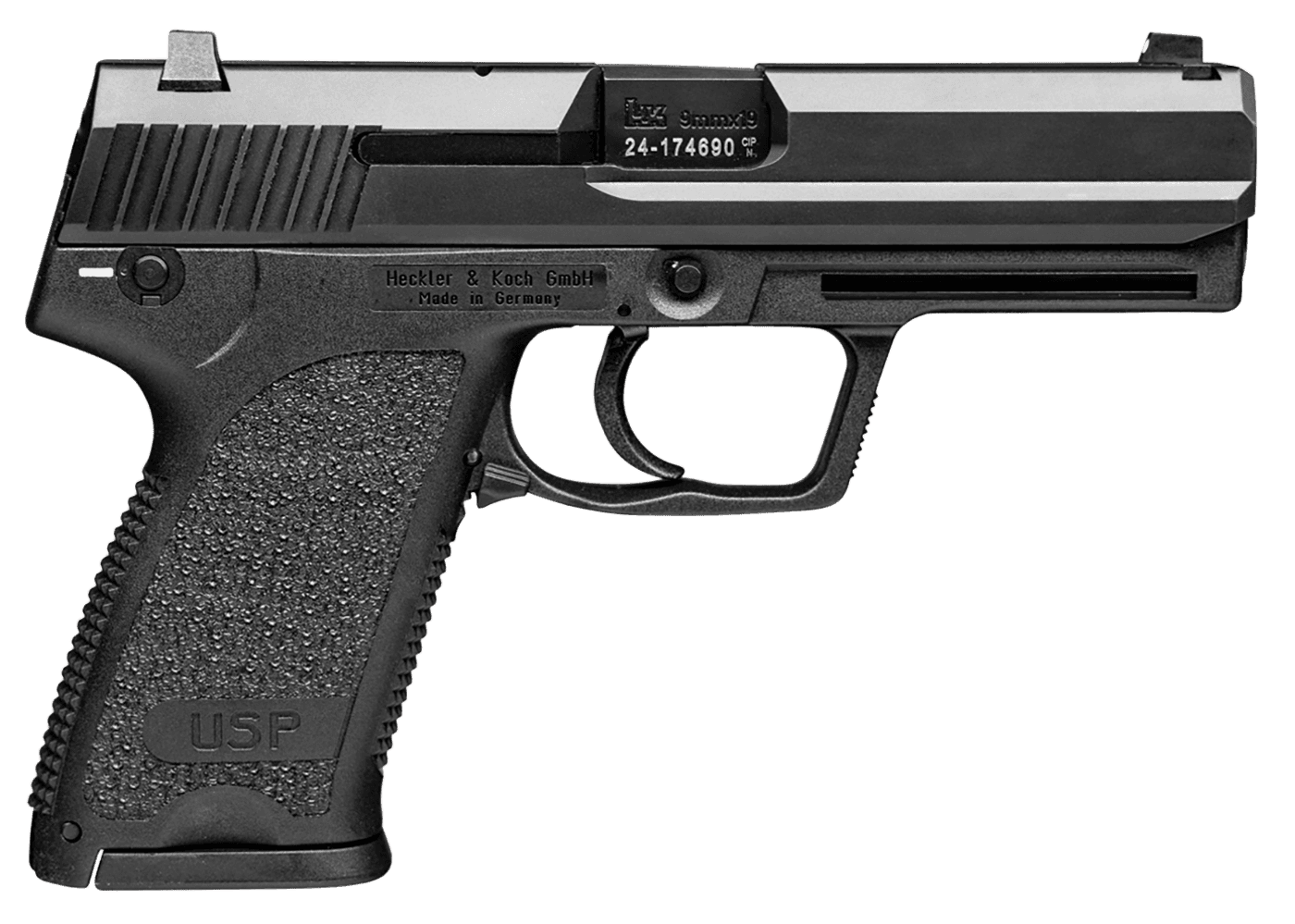 Heckler & Koch USP V7 LEM 9mm Luger 4.25in 15rd Black Finish