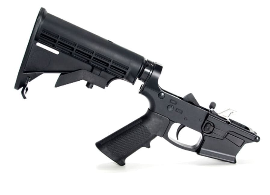 KE Arms KE-9 Billet Complete Glock 9mm Lower - Black | M4 Buttstock