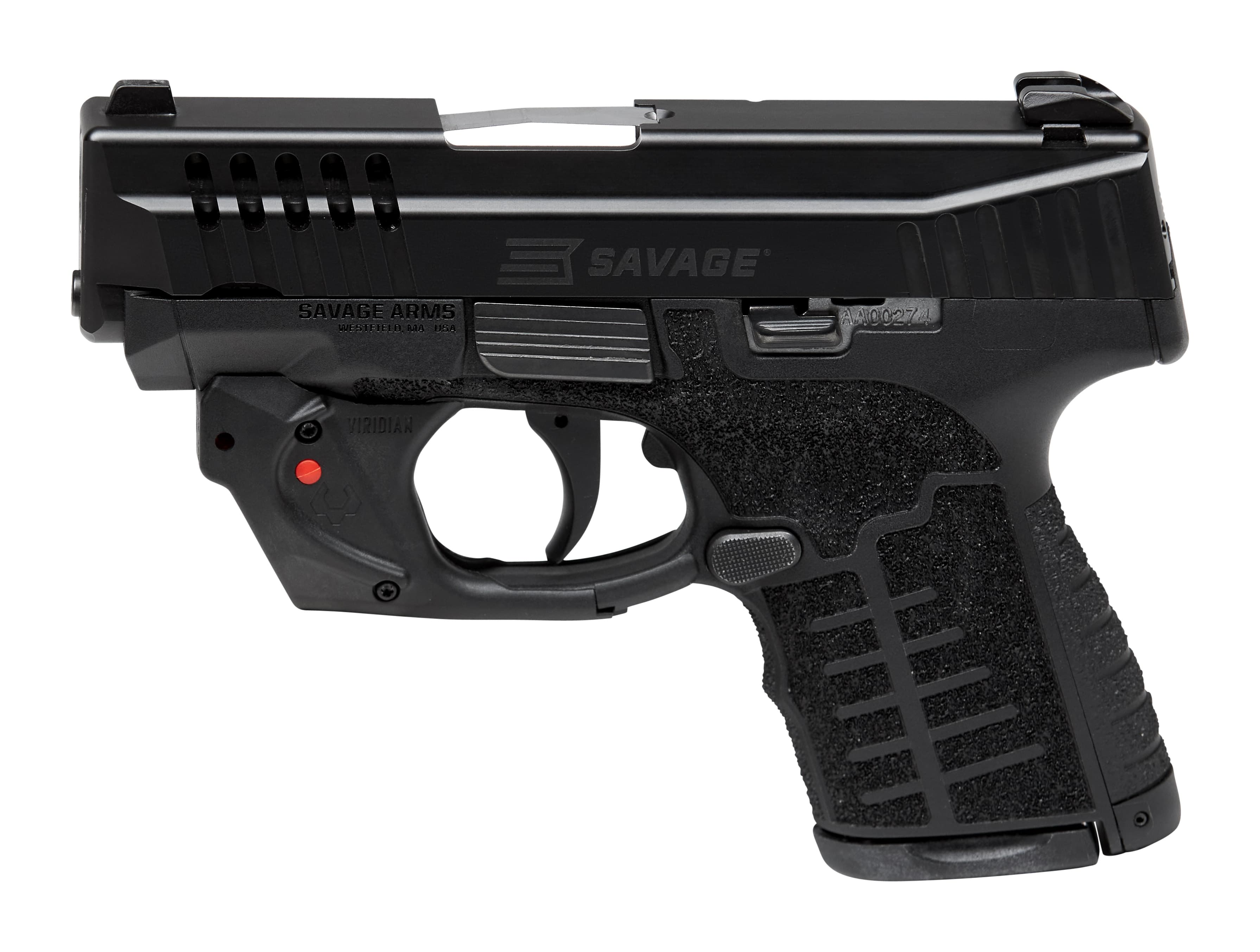 Savage Stance MC9 9mm 3.2in 8 Round Laser Sight Compact Pistol
