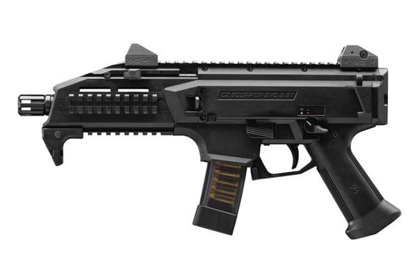 CZ Scorpion EVO 3 S1 Pistol 9mm 7.75in 20rd Black Finish