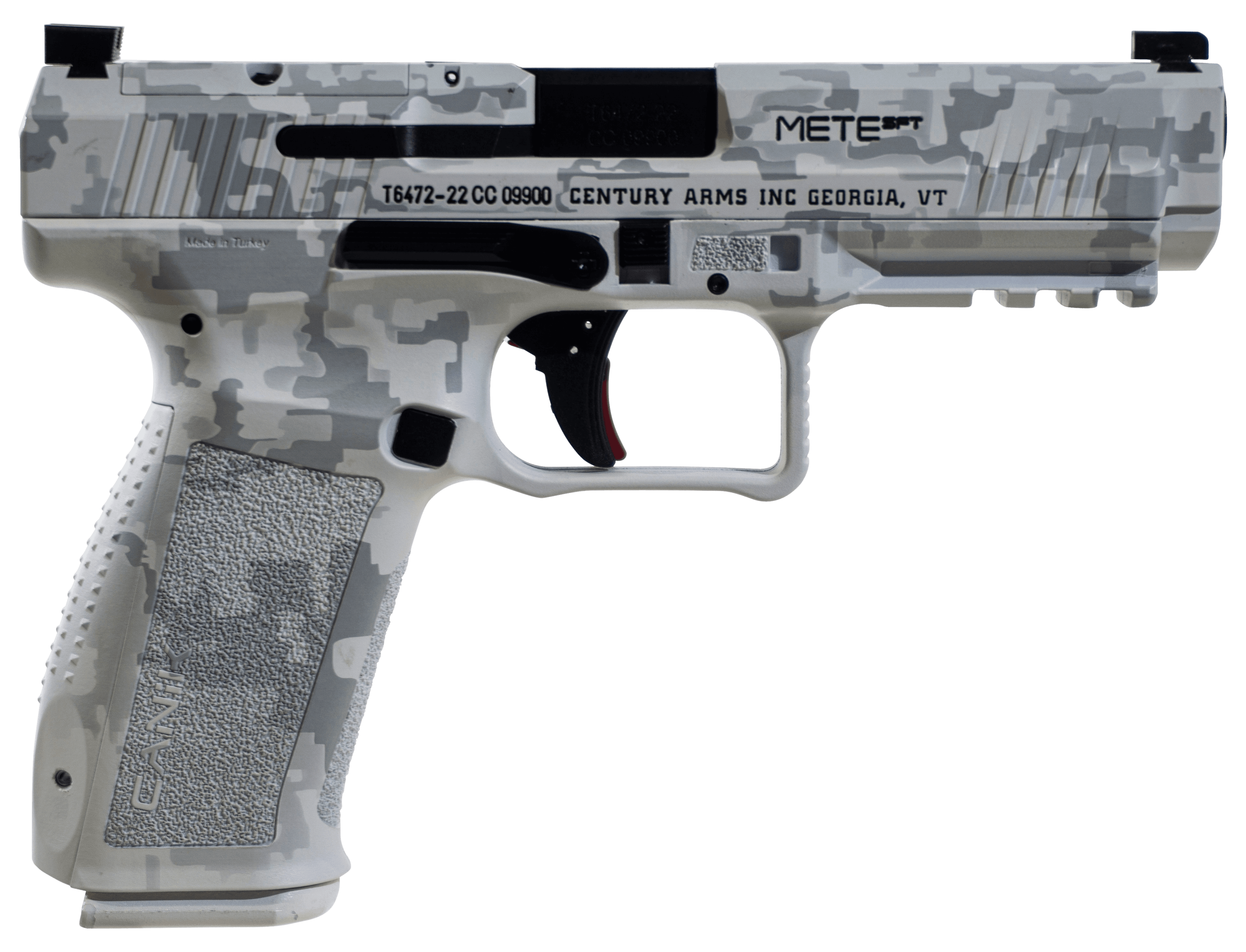 Canik Mete SFT 9mm Luger 4.46in 20+1 Arctic Digital Camo Optic Ready
