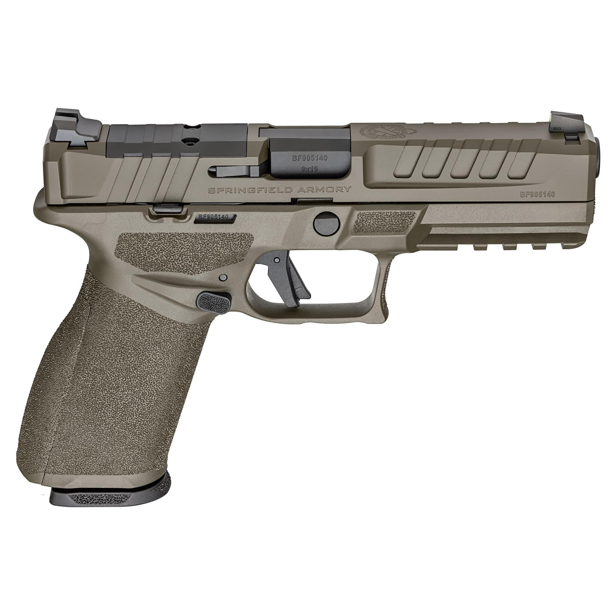 Springfield Armory Echelon 9mm Luger 4.5 Inch Barrel 15 Rounds OD Green Cerakote