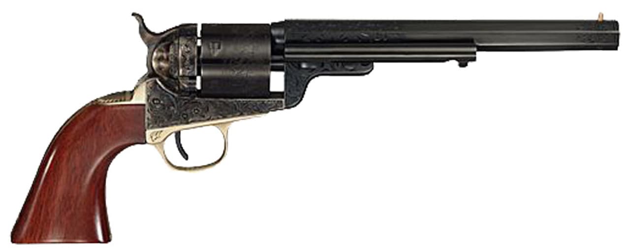 Cimarron 1851 Richards Mason .38 Special 7.5 inch 6 Round Charcoal Blue Engraved