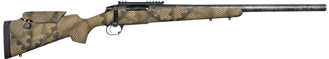 Proof Research 135884 Tundra TI Full Size 7mm PRC 4+1 24" Carbon Fiber Match Grade/Threaded Barrel Black Titanium Receiver TFDE Fixed w/Adj Cheek Rest Stock