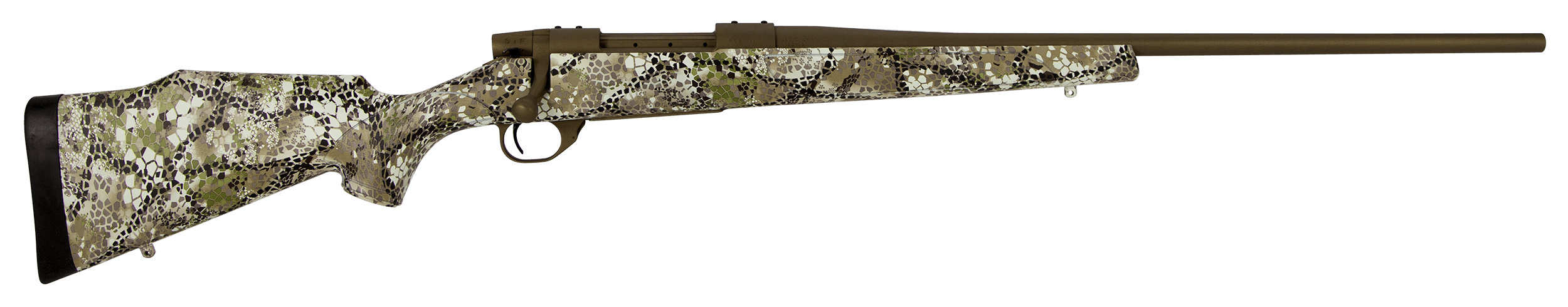 Weatherby Vanguard Badlands 6.5 PRC 24 Inch 3+1 Burnt Bronze Cerakote