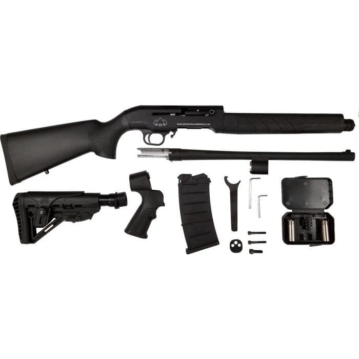 Black Aces Tactical Pro Series M Semi-Auto Shotgun - Black | 12ga | 18.5" Barrel | TACTICAL KIT - ASSEMBLY REQUIRED