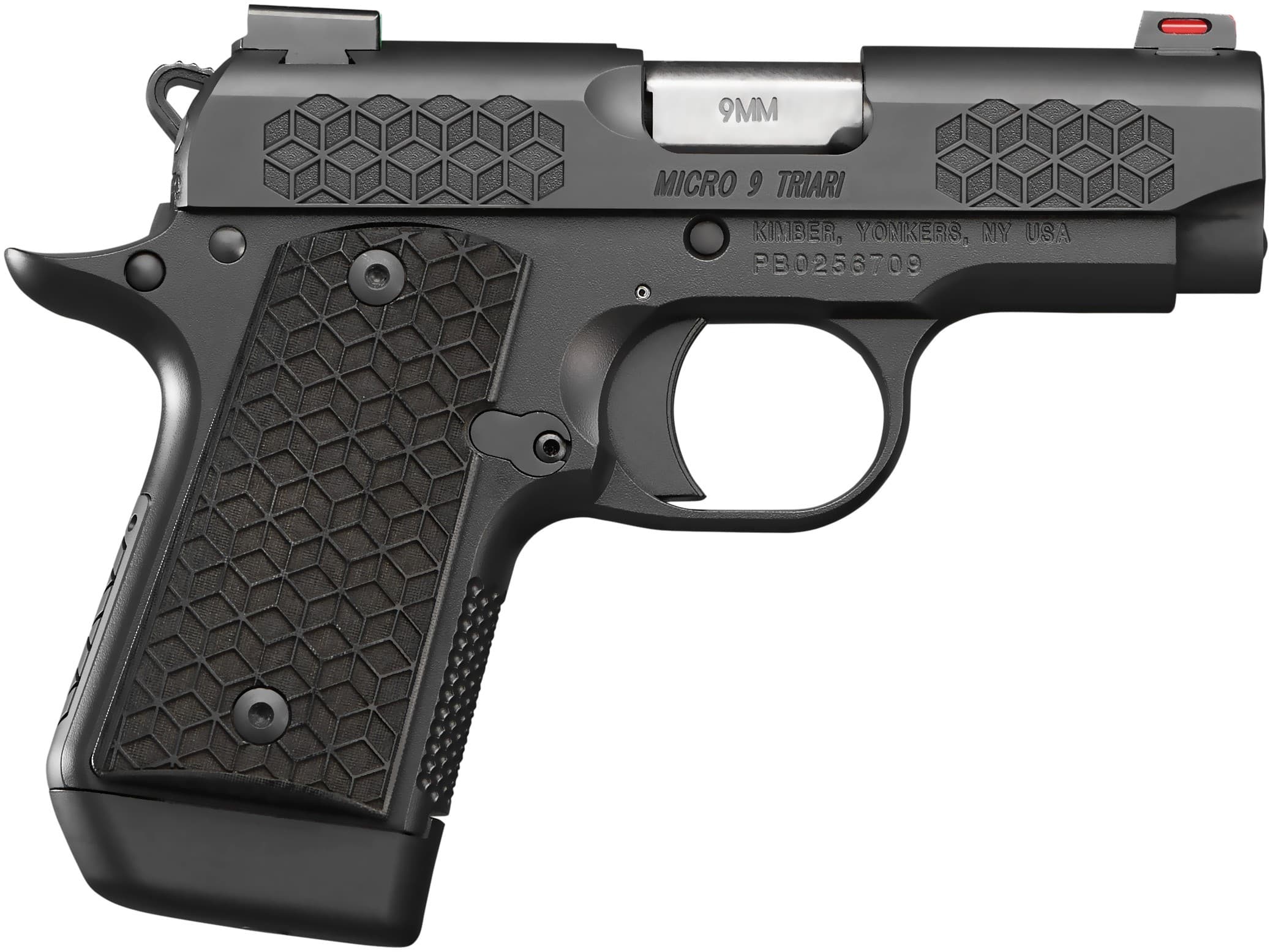 Kimber Micro 9 Triari Pistol 9 mm 3.15 in. Black 7+1 rd.