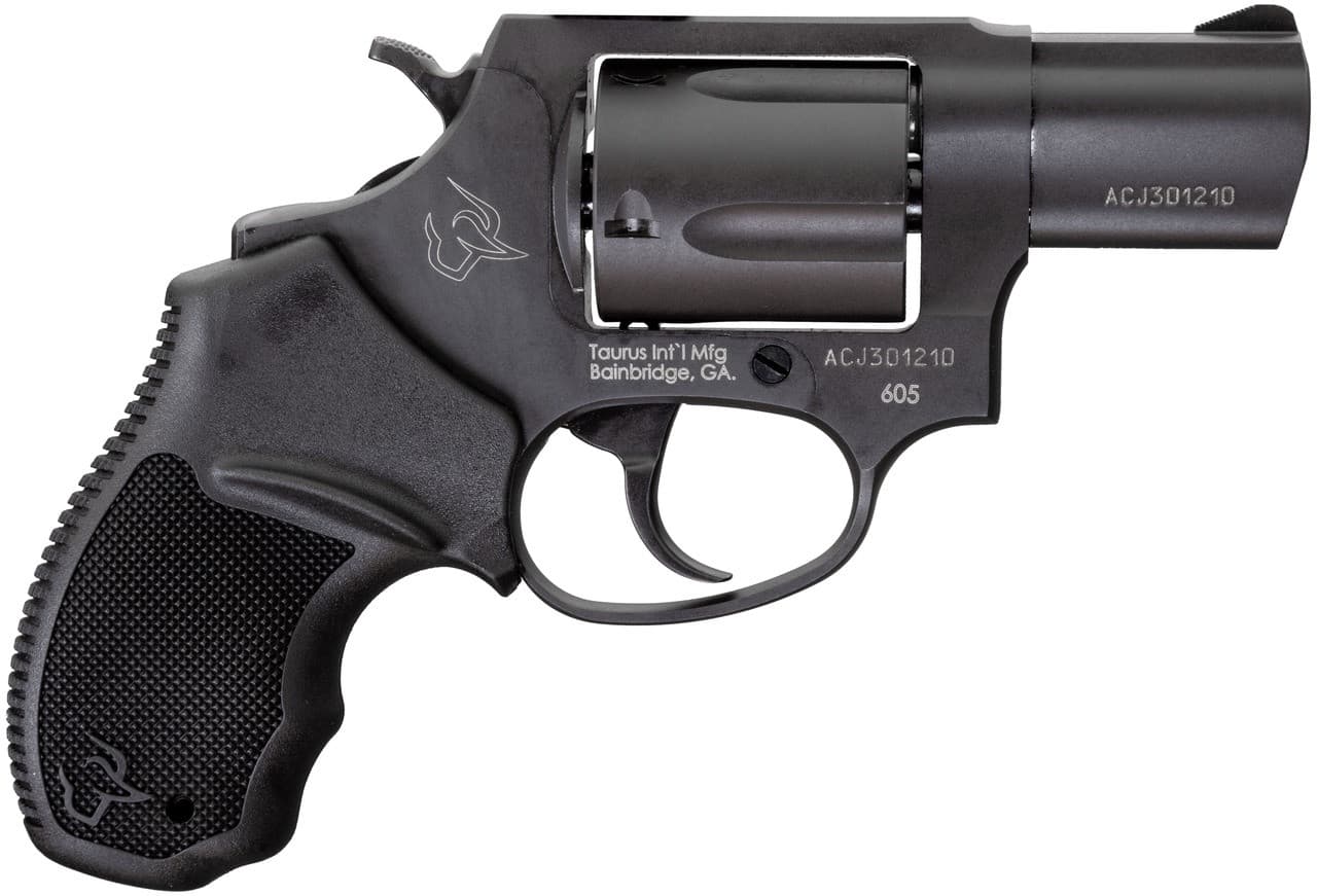 Taurus 605 Revolver - Black | 357 Mag / 38 Spl +P | 2" Barrel | 5rd | Rubber Grip