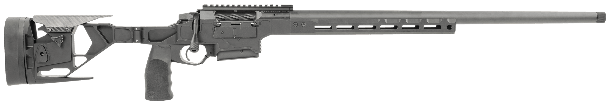 Seekins Precision 0011710105BLK Havak HIT Full Size 6.5 PRC 3+1 24" Black Threaded Barrel, Black Picatinny Rail Steel Receiver, Adjustable Folding Aluminum Chassis, AR-Style Vertical Grip