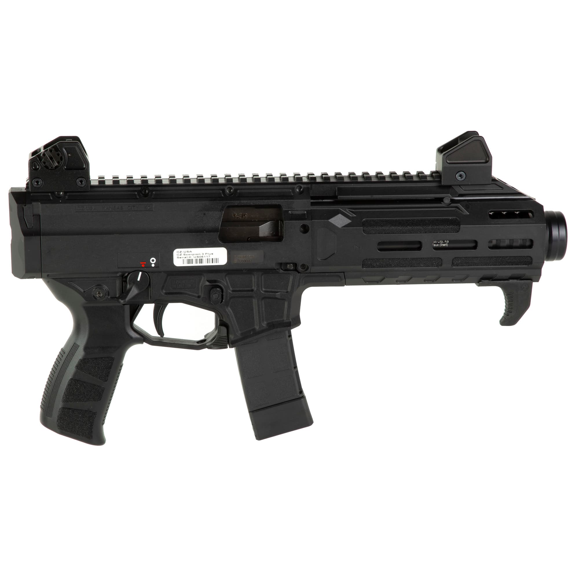 CZ Scorpion 3+ 9mm 7.8in Barrel 20rd Polymer Finish