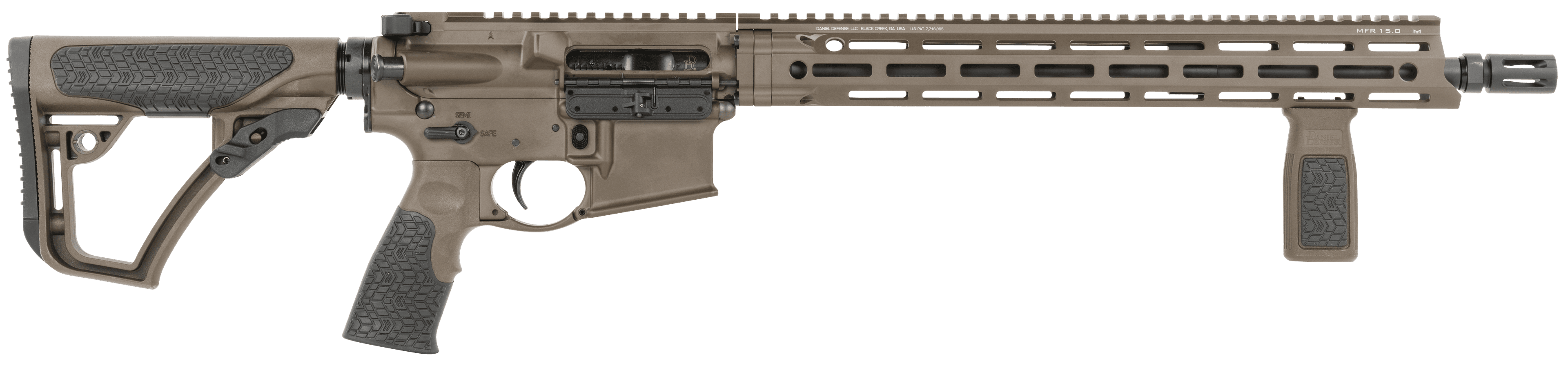 Daniel Defense Ddm4 V7 5.56x45mm NATO 16in 1rd Cerakote SoftTouch Stock