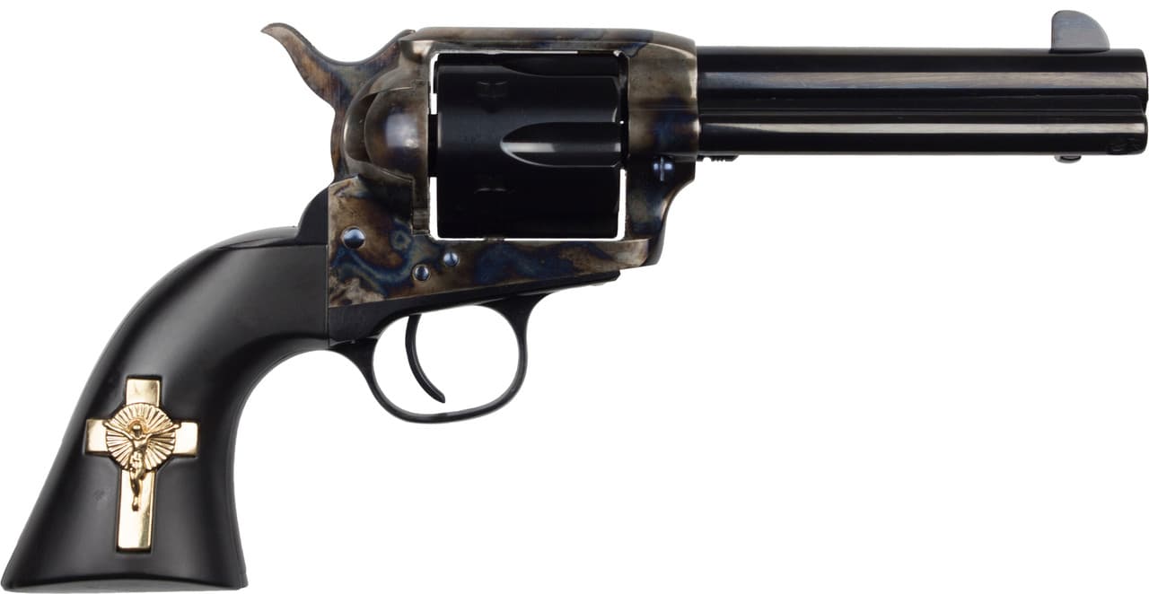Cimarron Firearms Holy Smoker .45 Colt 4.75 inch 6 Rounds Color Case Hardened