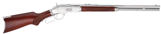 Taylors & Company 550232 1873  45 Colt (LC) Caliber with 10+1 Capacity, 20" Barrel, Silver Metal Finish & Walnut Fixed Pistol Grip Stock (Full Size)