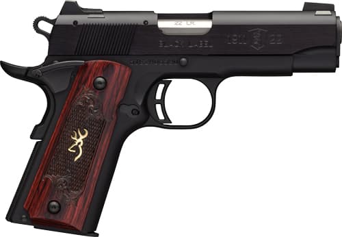 Browning 1911 Black Label Medallion Compact 22 Long Rifle 3.63 Inch 10 Rounds Matte Finish
