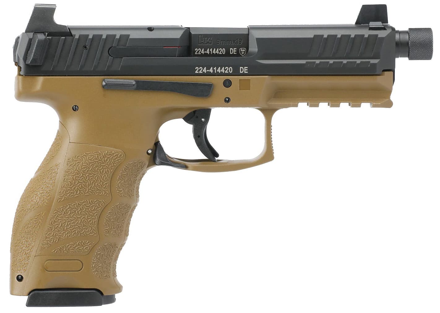 Heckler & Koch VP9 Tactical 9mm Luger 4.7in 10+1 Flat Dark Earth Threaded Barrel