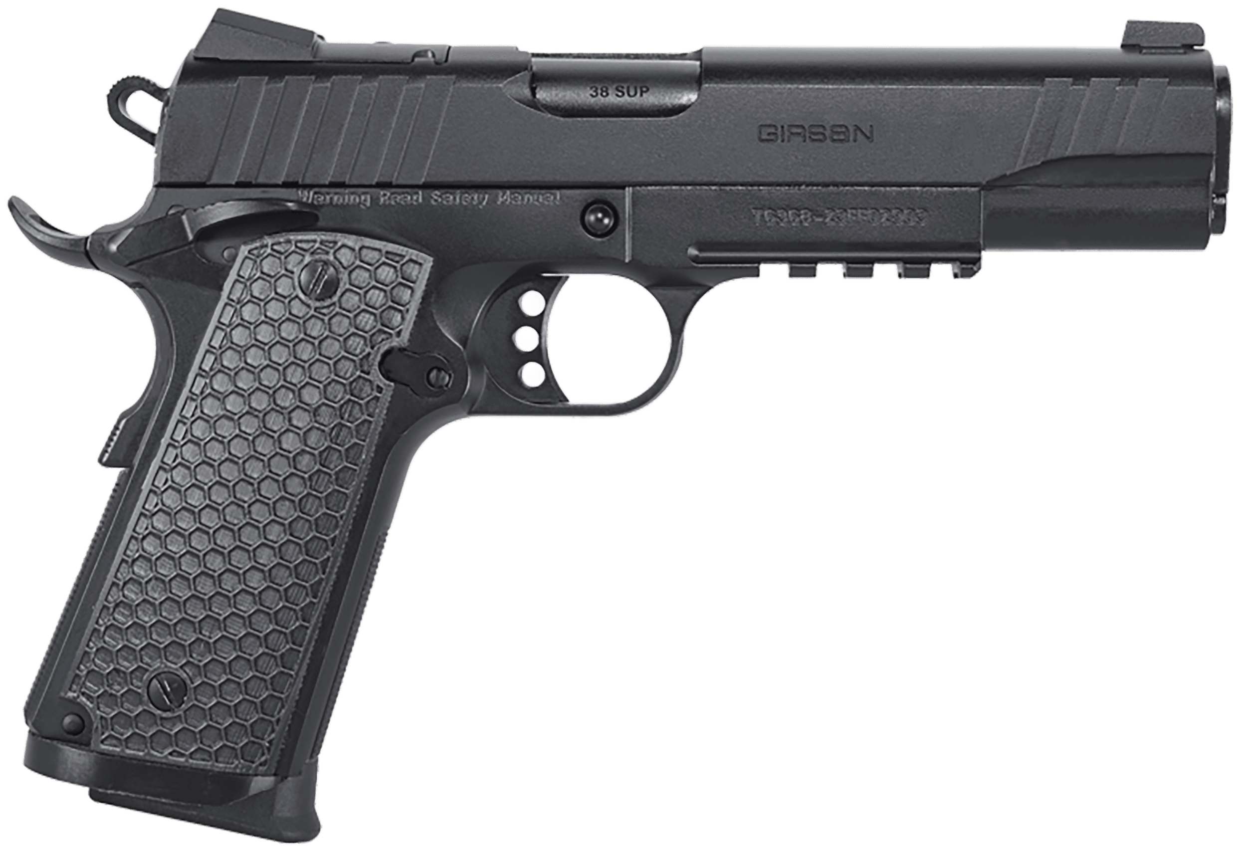 EAA Influencer Government 1911 Pistol 38 Super 5 in. Black 8 rd.