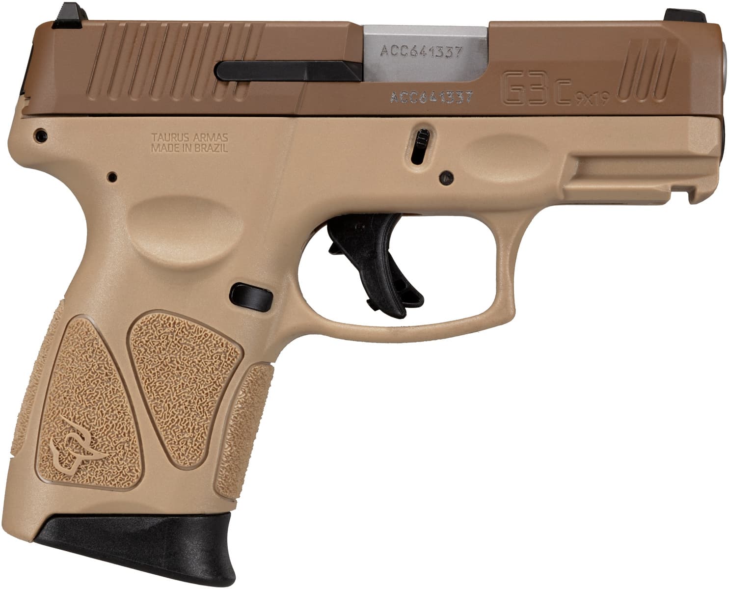 Taurus G3C 9mm 3.2 inch 10 Round Tan Coyote Compact Pistol