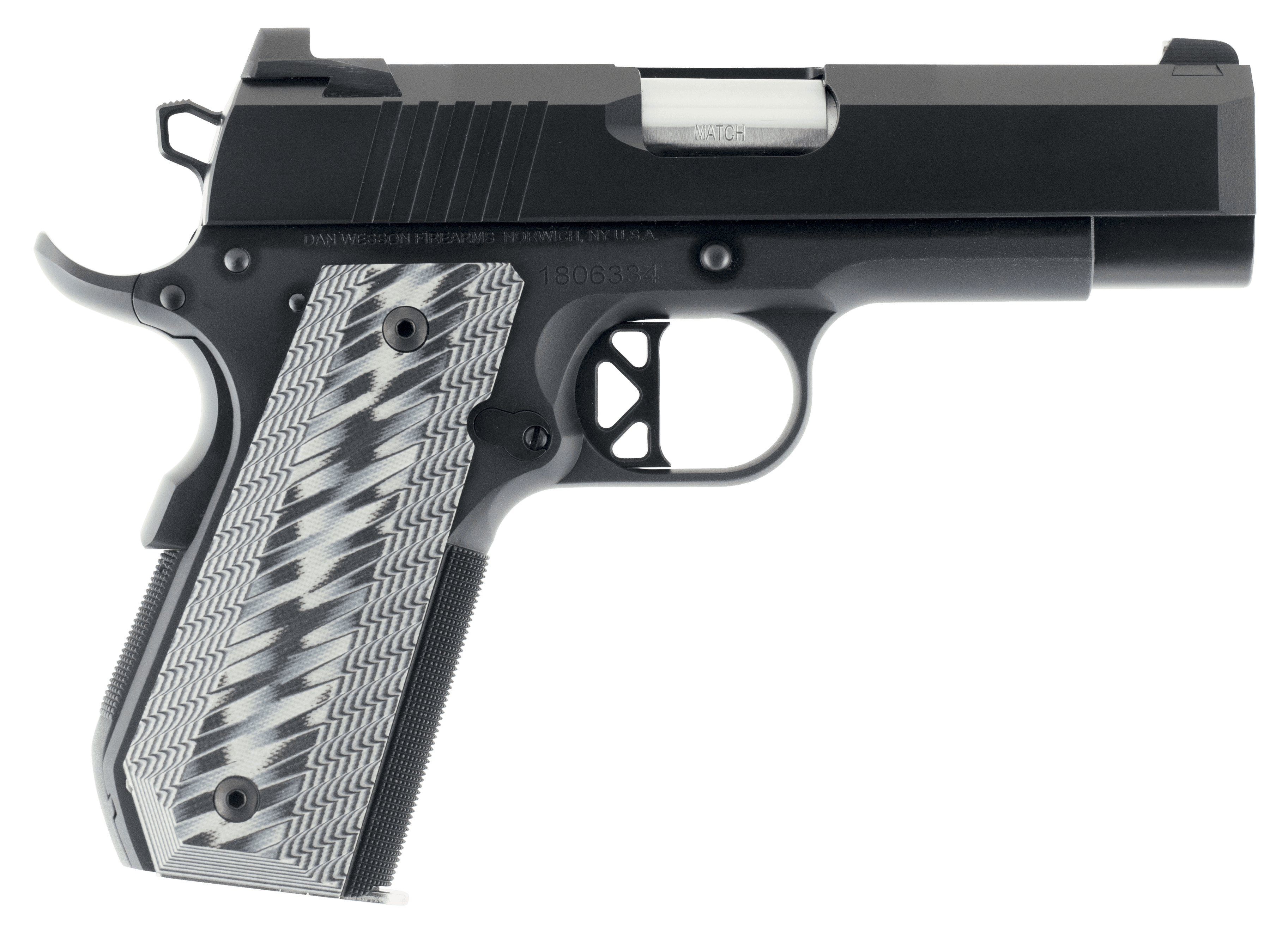 Dan Wesson ECP 9mm Luger 4 in 9+1 Stainless Slide Gray G10 Grip
