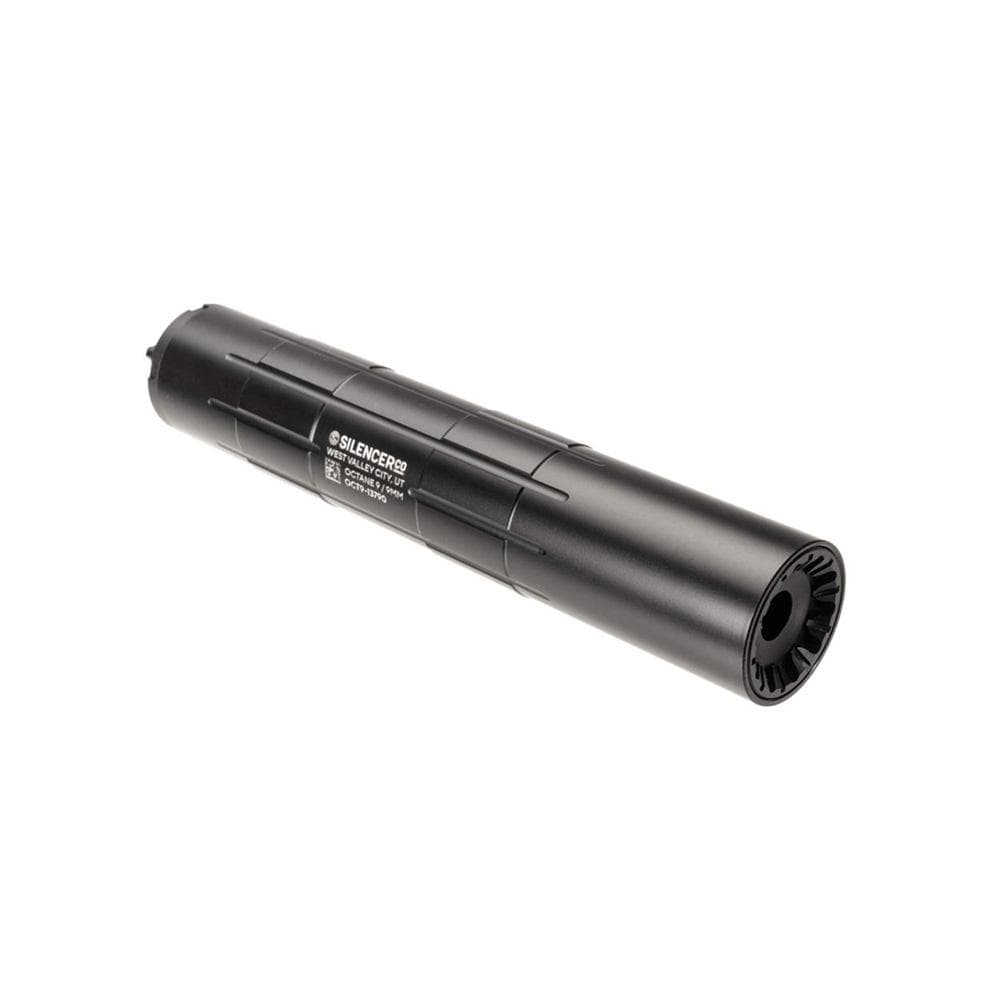 SilencerCo Octane 9 2.0 Centerfire Handgun Silencer 9mm Luger/.300 Blackout Black