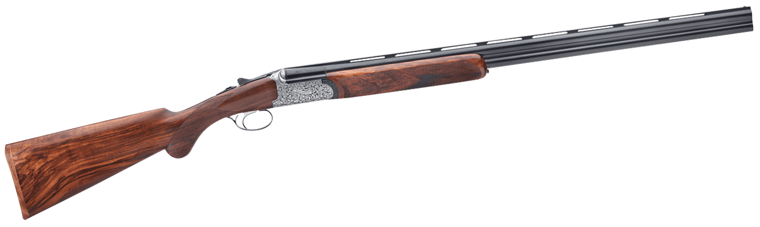 Rizzini USA 41012029 Round Body EM Full Size 20 Gauge Break Action 2rd 29" Vent Rib Barrel, Coin Anodized Silver Receiver, Fixed w/Prince of Whales Grip Grade III Turkish Walnut Stock