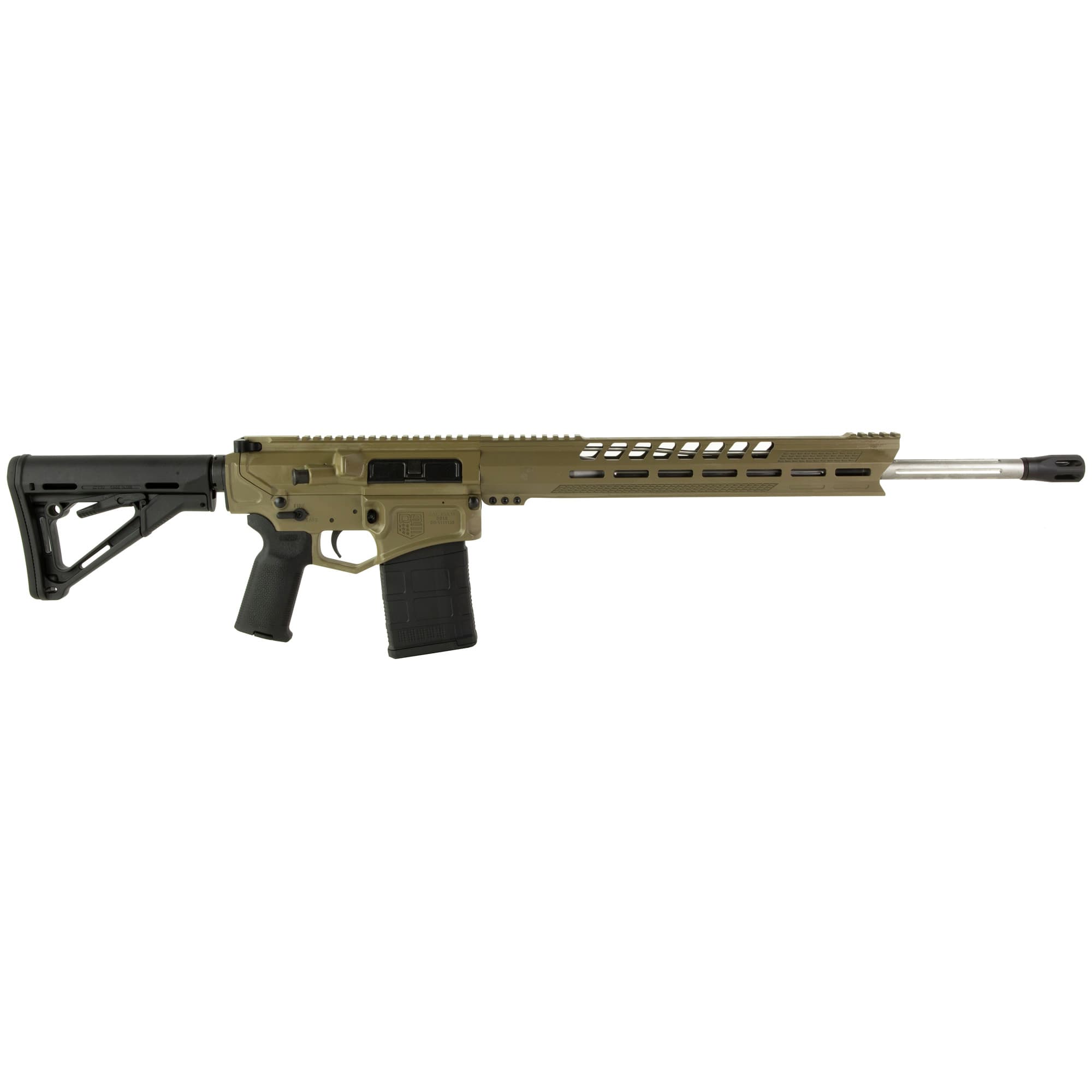 Diamondback Db10 6.5 Creedmoor 20 inch Fluted Stainless 15 inch M-lok Black Gold