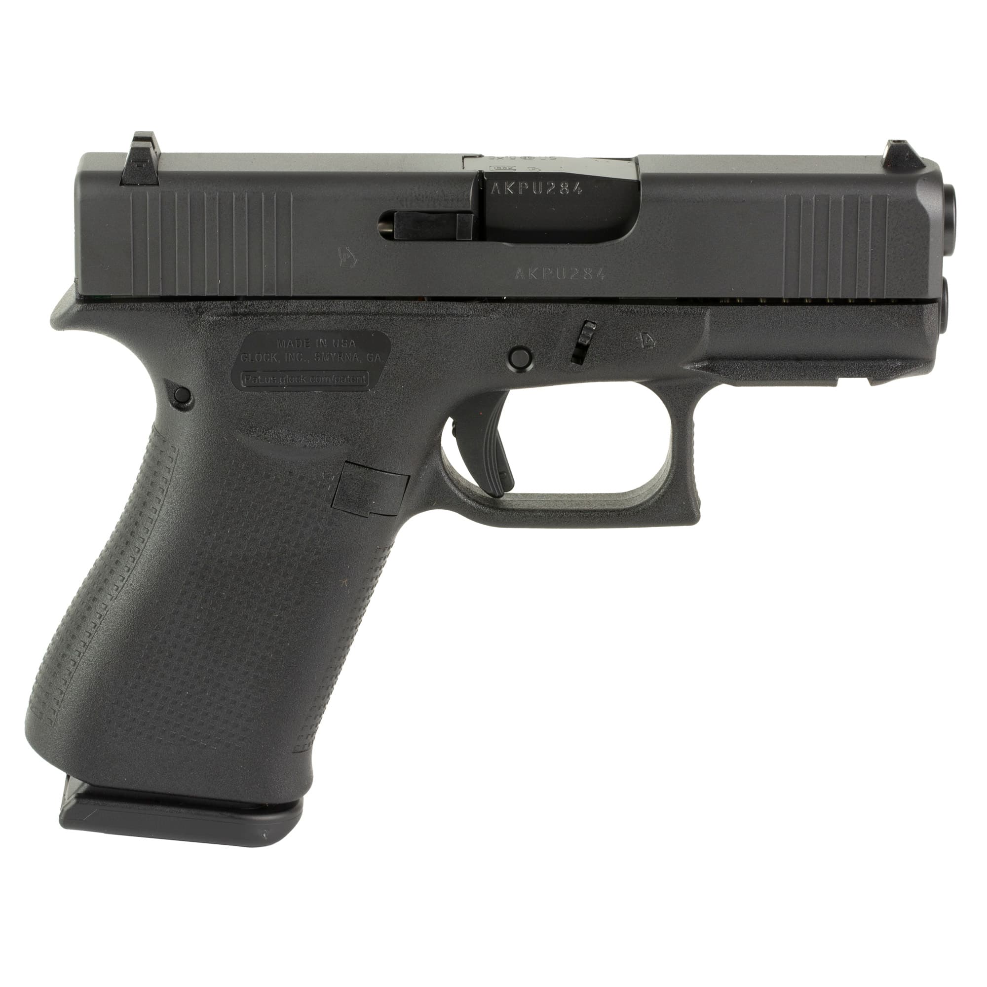 Glock G43X 9mm Luger 3.41 inch 10+1 Subcompact Ambidextrous