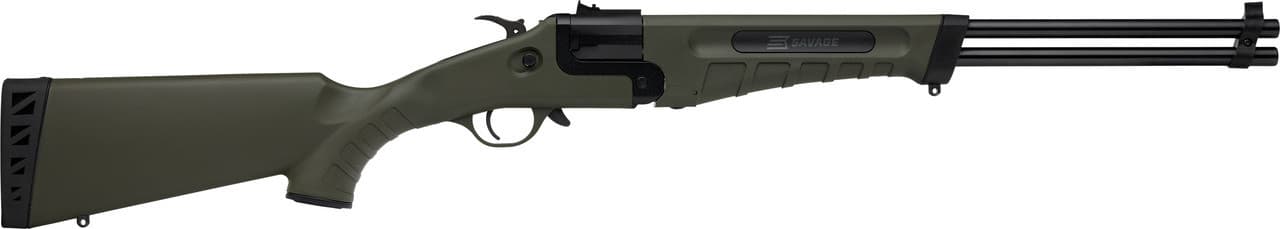 Savage 42 Takedown 22 WMR 20 Inch 2 Matte Olive Dark Green Synthetic Stock