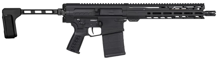 CMMG Dissent Mk3 Braced .308 Winchester 12.5 Inch Armor Black