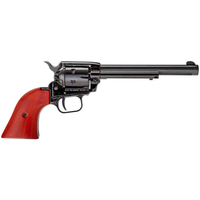 Heritage Rough Rider Revolver - Black | .22 LR / .22 WMR | 6.5" Barrel | 6rd | Cocobolo Wood  Grips