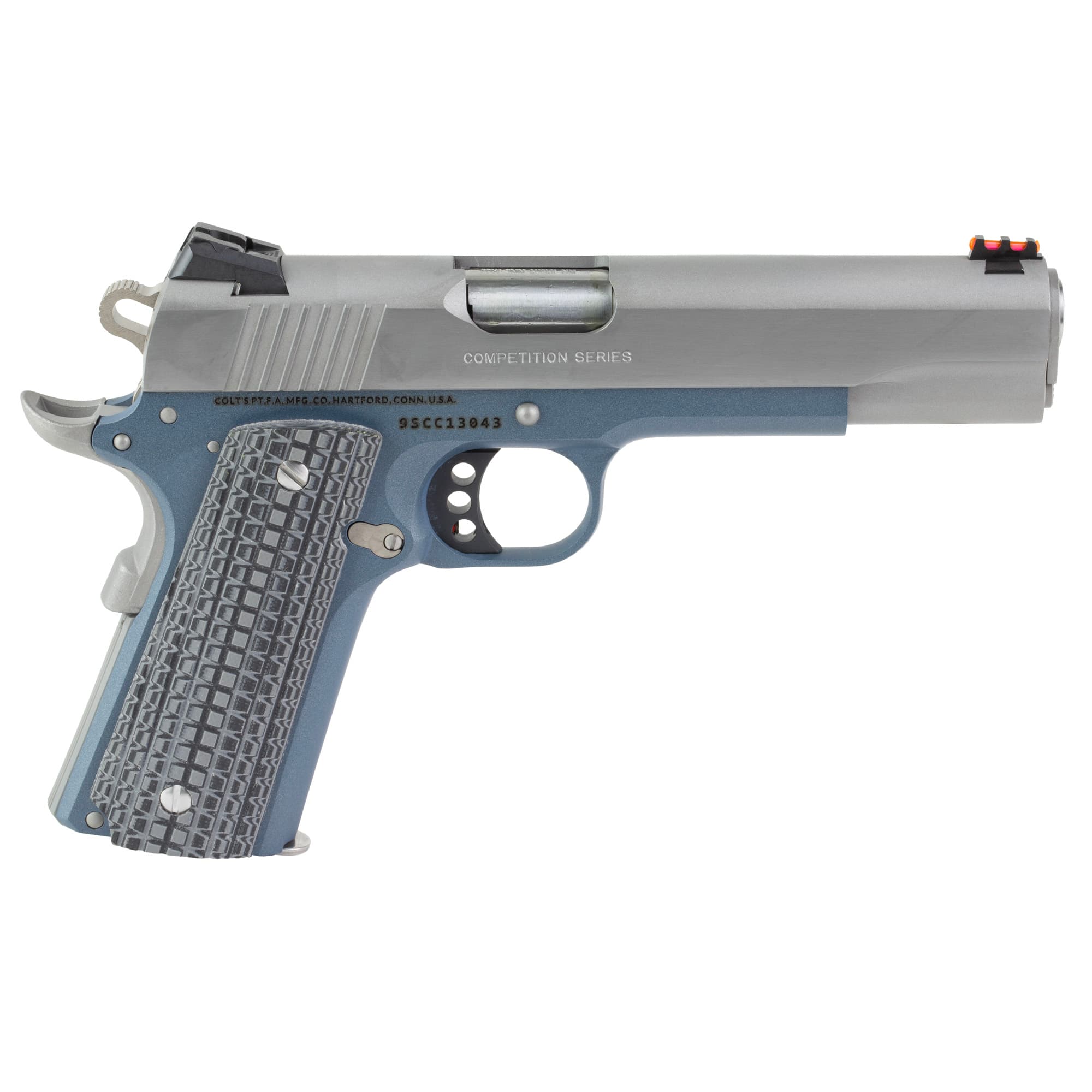 Colt 1911 Competition Pistol  9mm 5 in. Stainless/Cerakote Blue Titanium 9 rd.