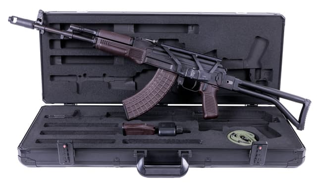 Arsenal Sam7sf 7.62x39mm 16.3in 30rd Plum Furniture Side Folding Stock SM13 Rail