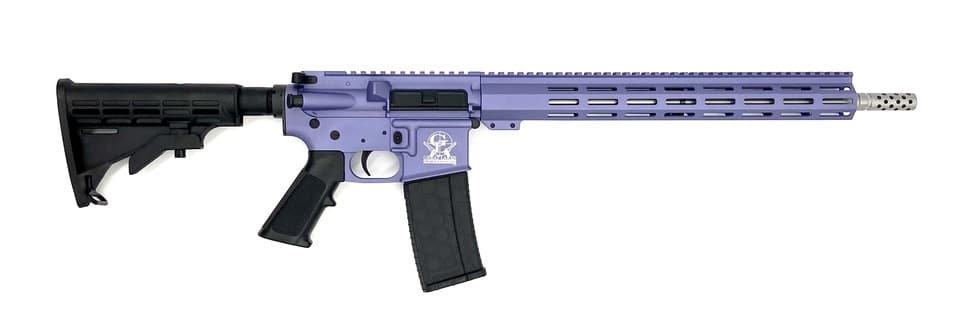 Great Lake Firearms GLFA AR15 Rifle .223 Wylde 16" 30 Rounds Wild Orchid