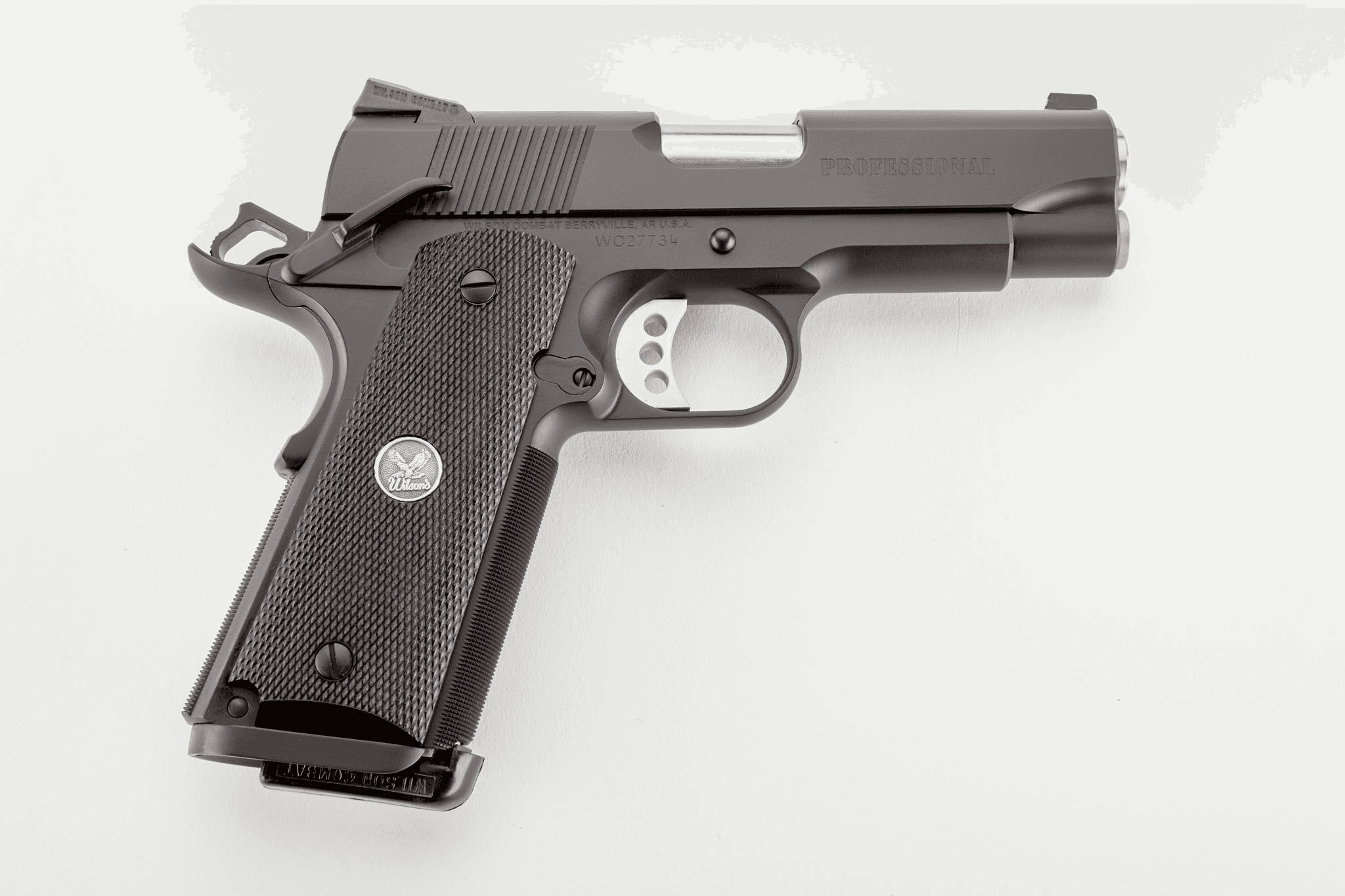 Wilson Combat CA Professional 45 ACP 4 Inch 8 Rounds Tritium Sights Cocobolo Grips