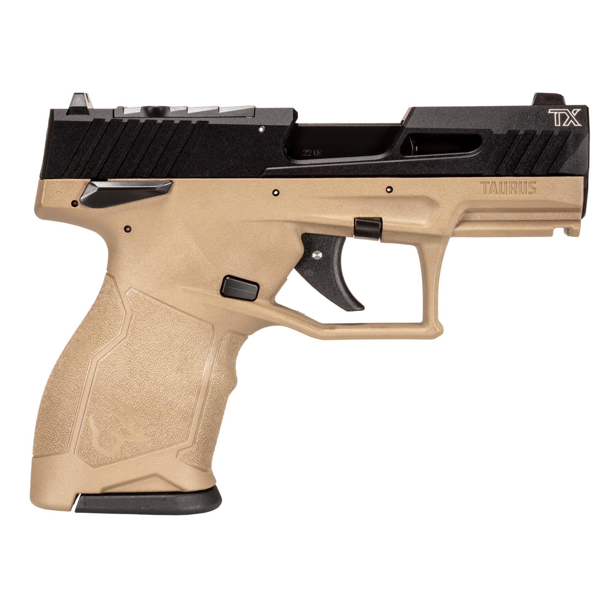 Taurus TX22 Compact Pistol 22 LR. 3.5 in. FDE 13 rd.