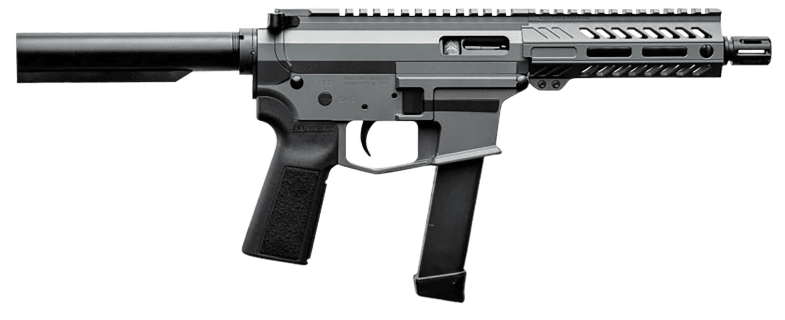 Angstadt Arms UDP-9 9mm Luger, 6in. Barrel, 15rd, Threaded Barrel - Gray (AAUDP09PG6)