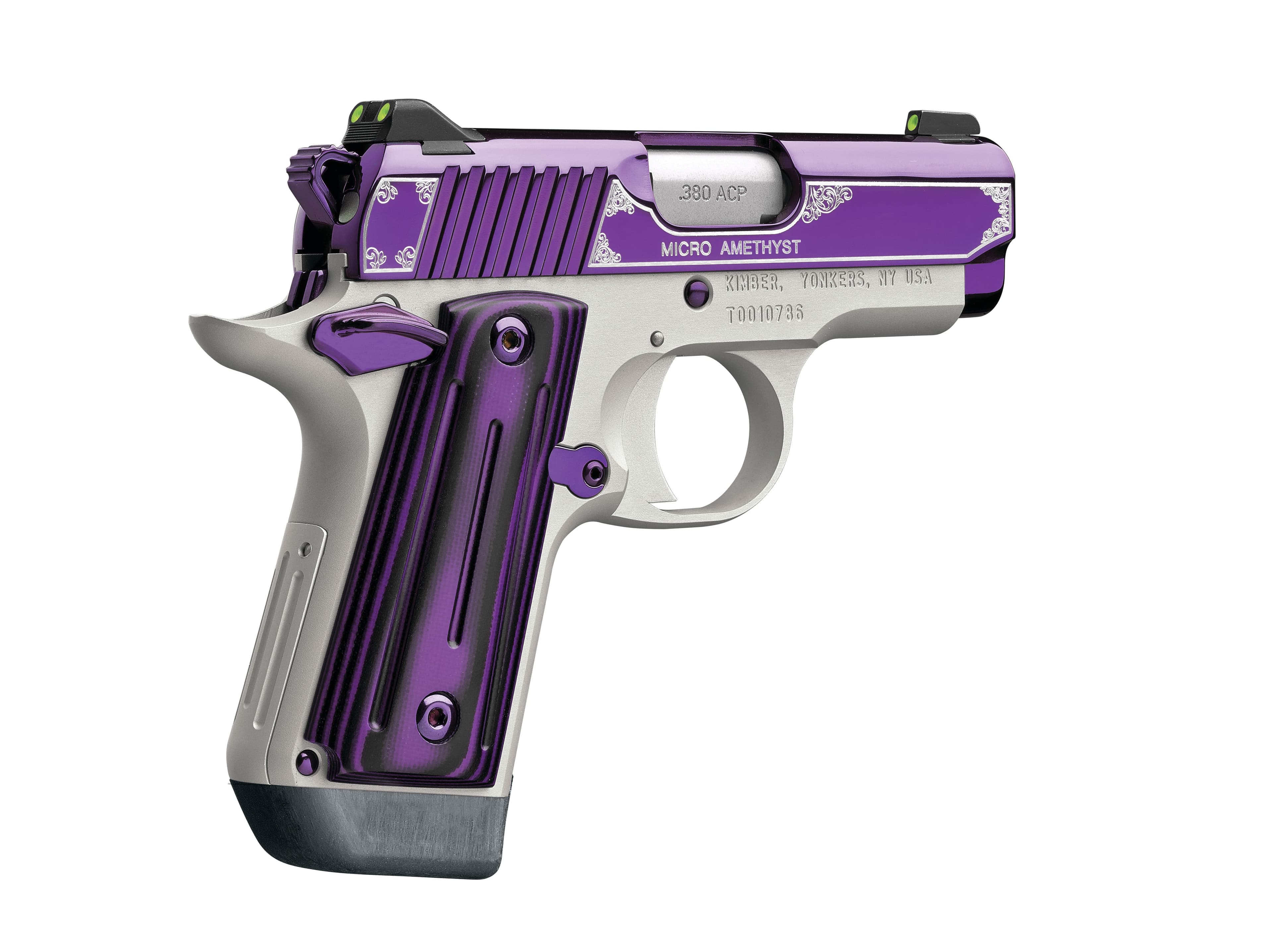 Kimber Micro Amethyst Pistol 380 ACP 2.75 in. Amethyst Purple 7 rd.