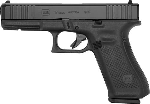 Glock 17 Gen 5 Handgun 9mm Luger 17/rd Magazines (3) 4.49" Barrel Black Austria REBUILT