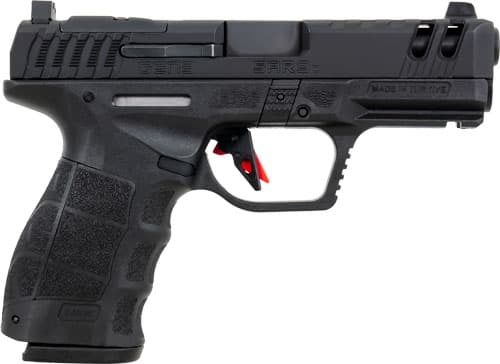 SAR USA SAR9CG3BL SAR9 C Gen3 Compact Frame 9mm Luger 15+1 4" Black Steel Barrel, Black Steel Slide, Black Polymer Frame w/Picatinny Rail, Black Interchangeable Backstrap Grip