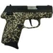 SCCY CPX1 Handgun 9mm Luger 10rd Magazine 3.1" Barrel Black with Leopard Print Frame