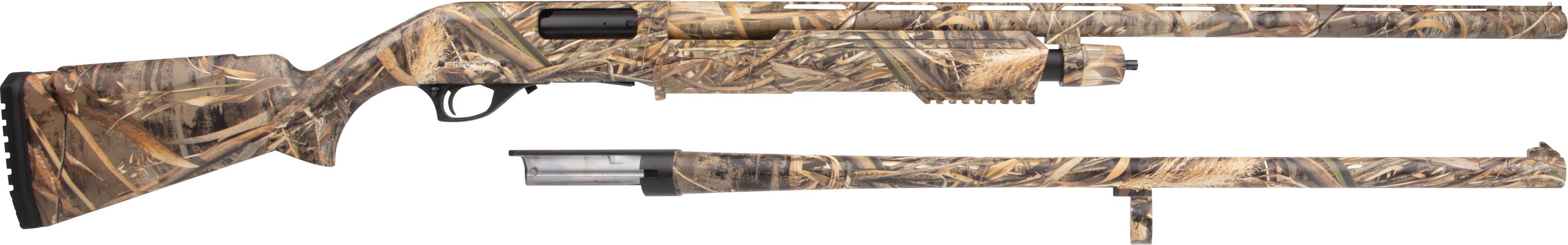 Rock Island Armory Turkey/Waterfowl Pump, 12GA, 24in. Barrel, 5rd - Realtree Max-5 Camo (PA12C2428-MAX)