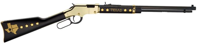 Henry H004TX Golden Boy Texas Tribute 22 Long Rifle 20 Inch 16 Rounds Brasslite Finish